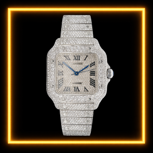 Iced Out Cartier Santos dostawca